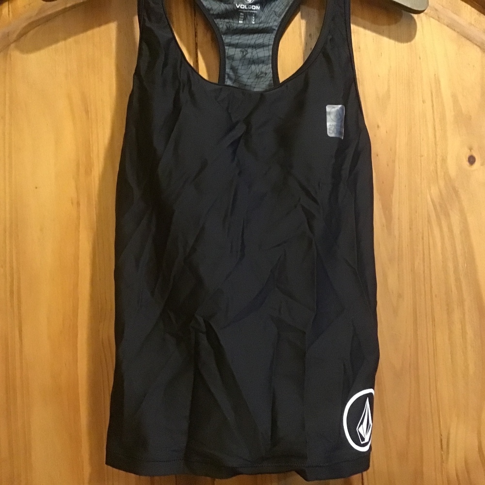 Black tank top